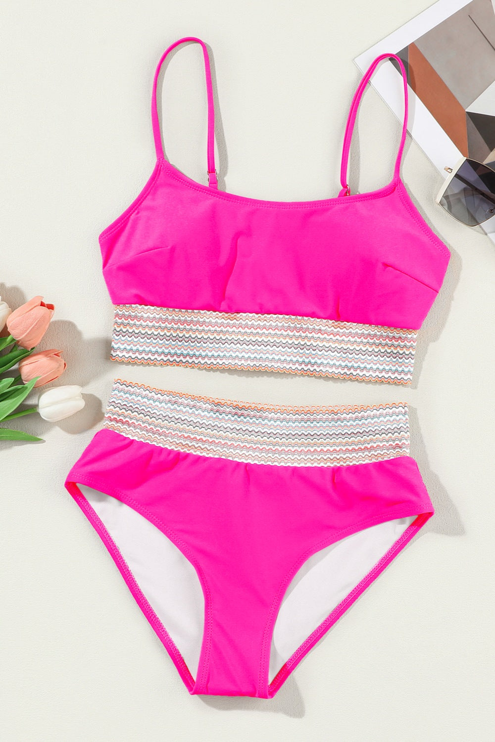 Spaghetti Strap Two-Piece Swim Set