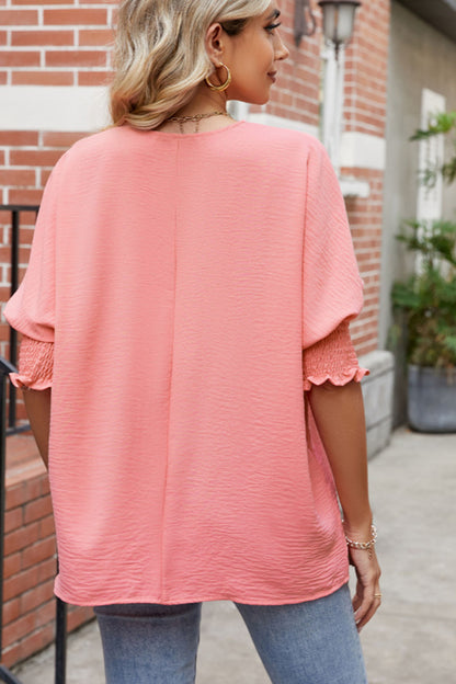 Lantern Sleeve Blouse