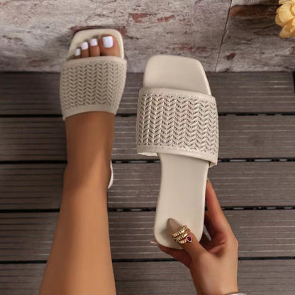 Woven Flat Sandals