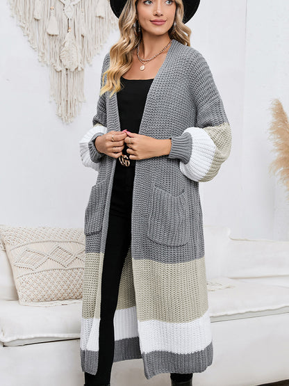 Long Sleeve Pocketed Cardigan