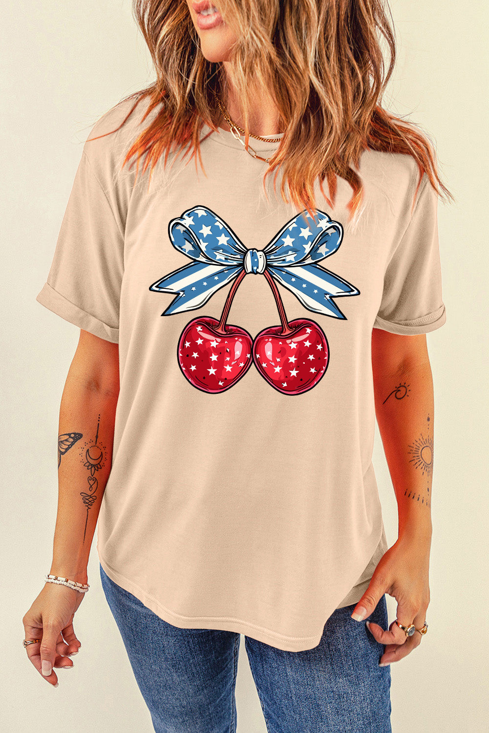 Cherry Graphic Short Sleeve T-Shirt