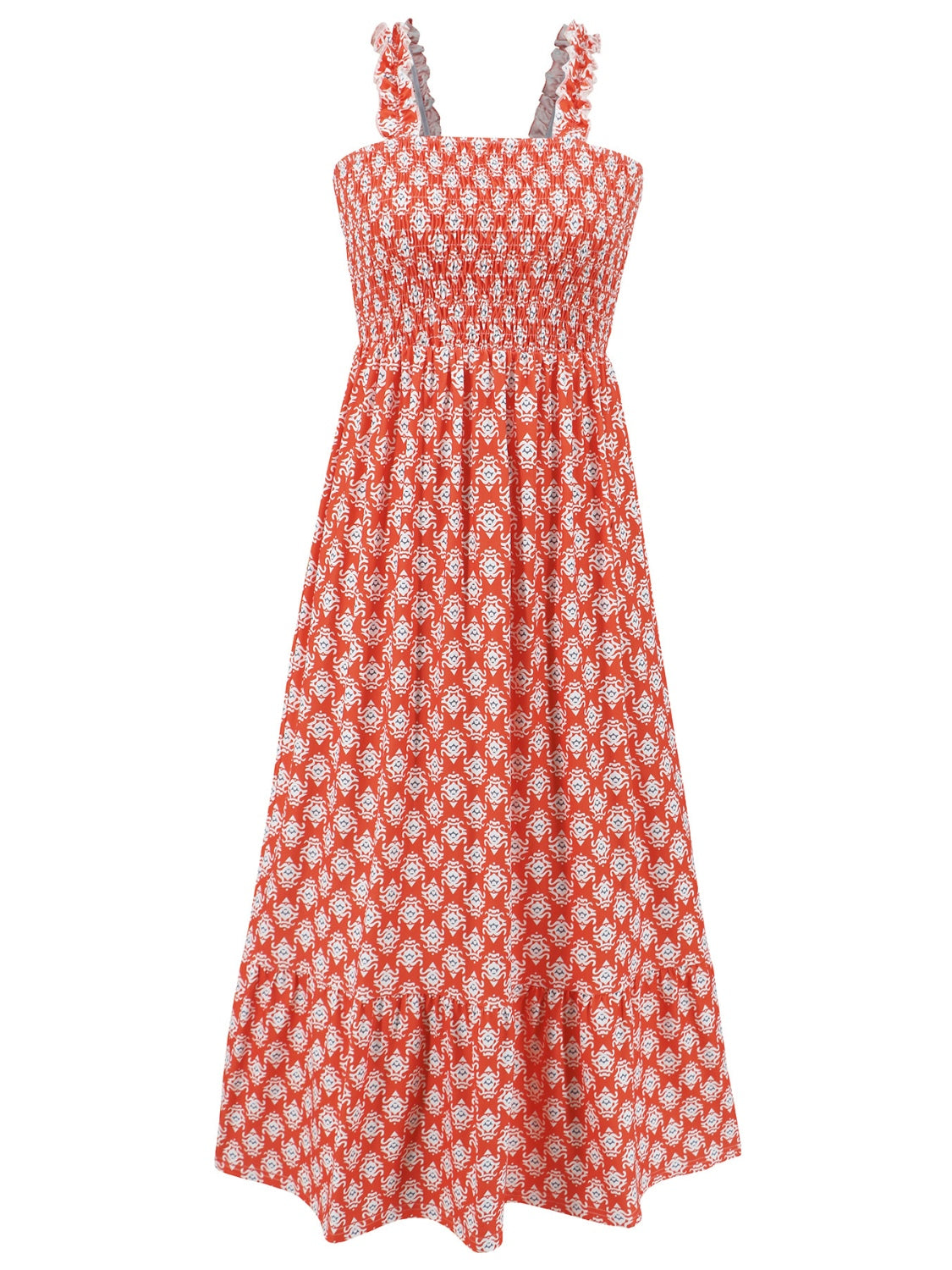 Smocked Sleeveless Dress