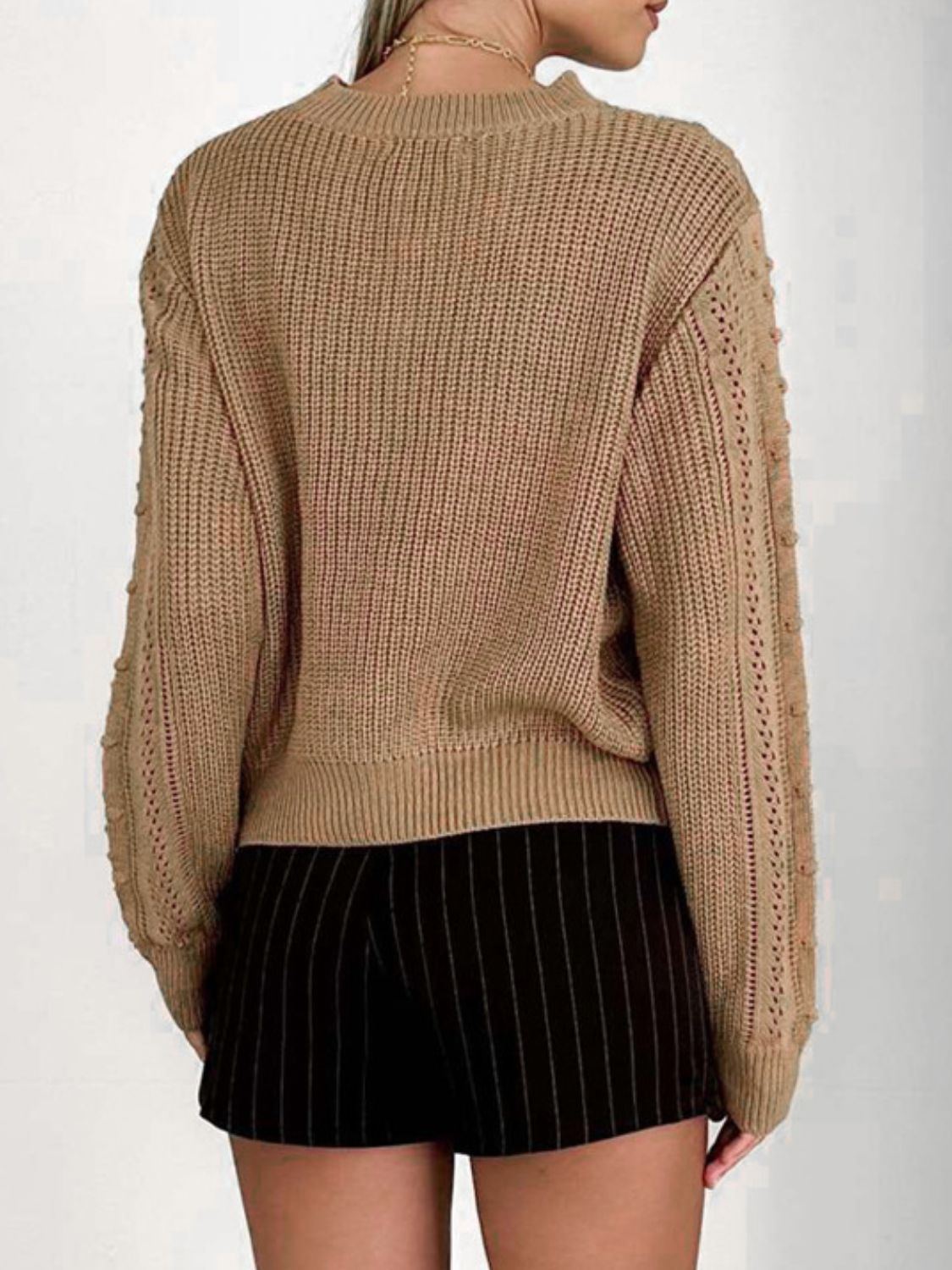 Round Neck Long Sleeve Sweater