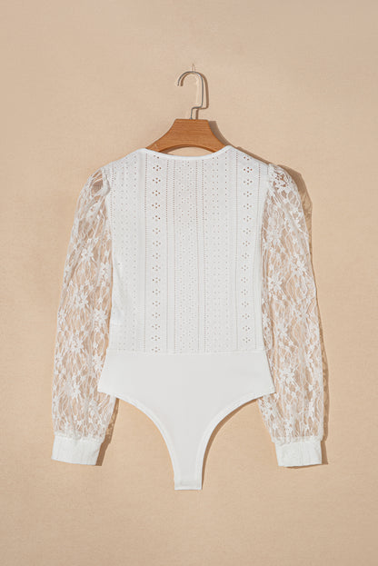 Lace Long Sleeve Bodysuit