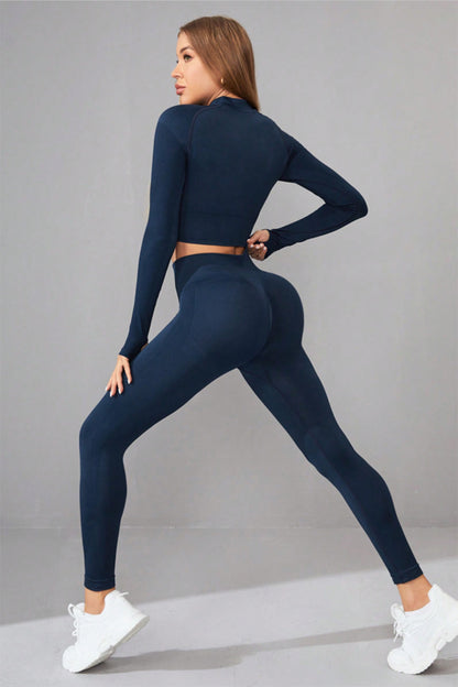 Long Sleeve Top and Pants Active Set