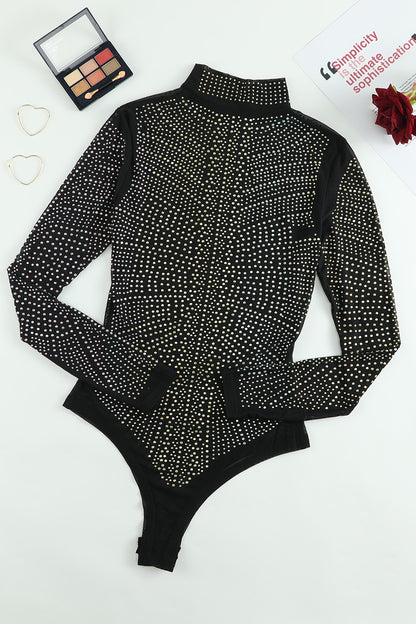 Mock Neck Long Sleeve Bodysuit