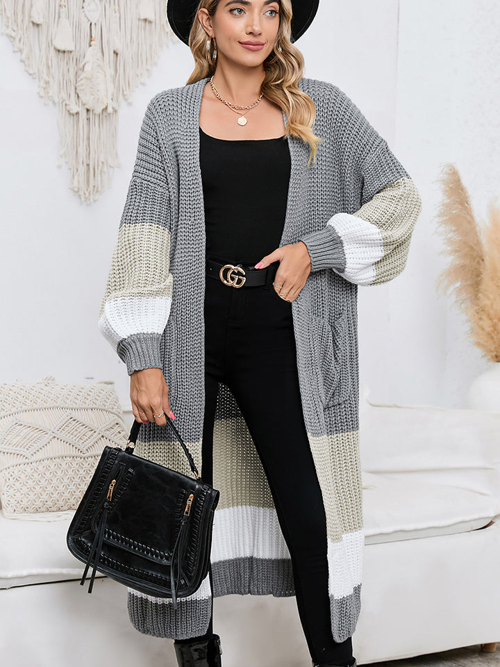 Long Sleeve Pocketed Cardigan