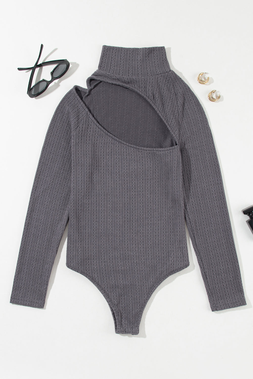 Mock Neck Long Sleeve Bodysuit