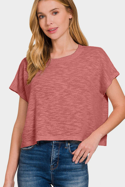 Round Neck Short Sleeve T-Shirt