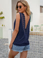 Cutout V-Neck Tank Top