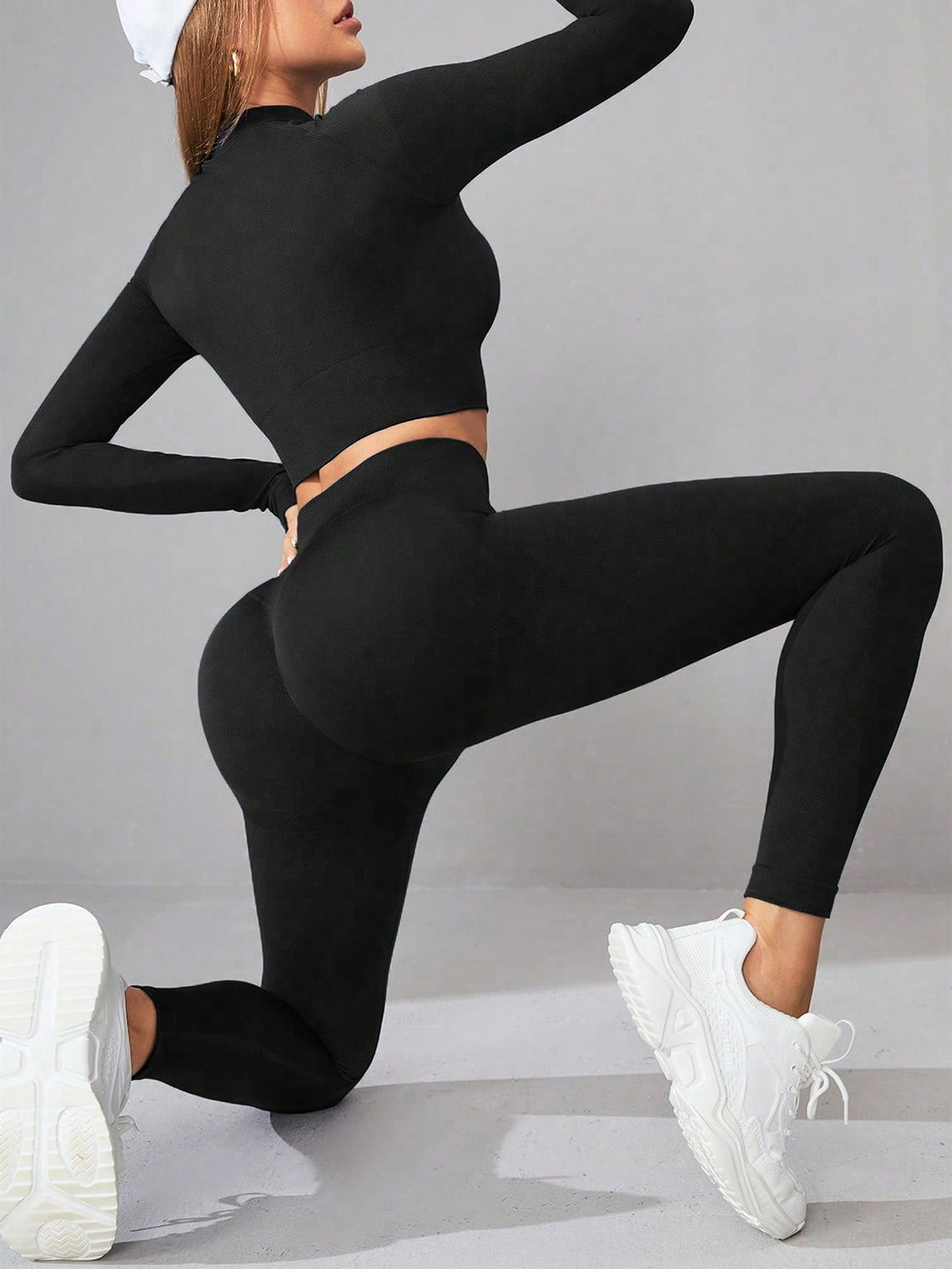 Long Sleeve Top and Leggings Active Set