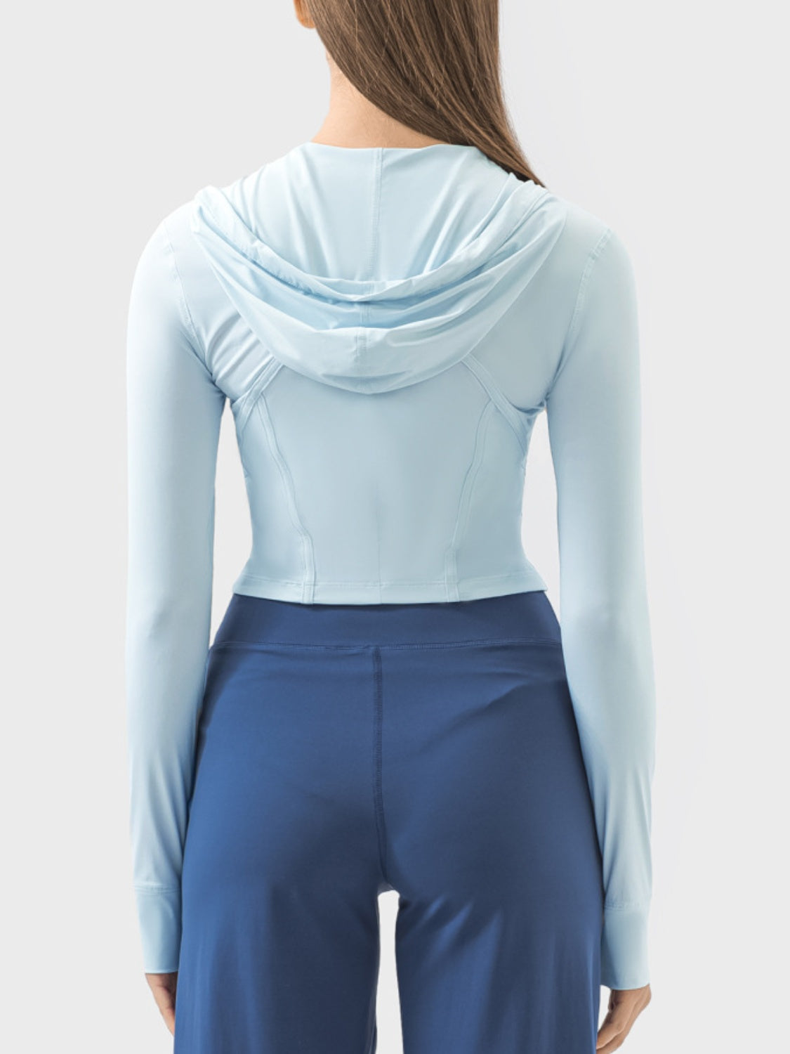 Hooded Long Sleeve Active Sweater