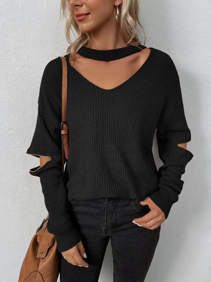 Cutout Detail Sweater