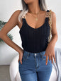 Scoop Neck Knit Tank Top