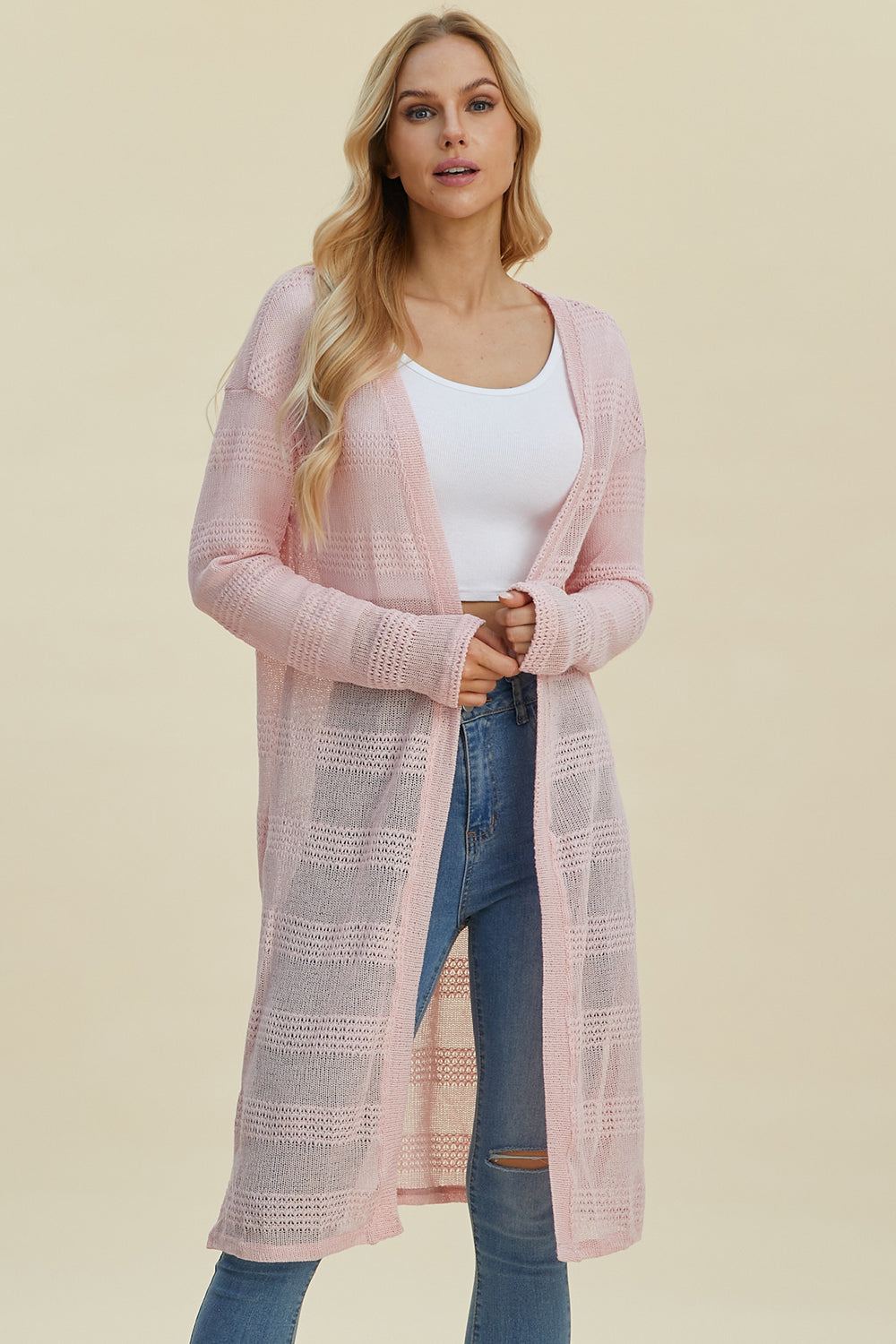 Double Take Longline Cardigan