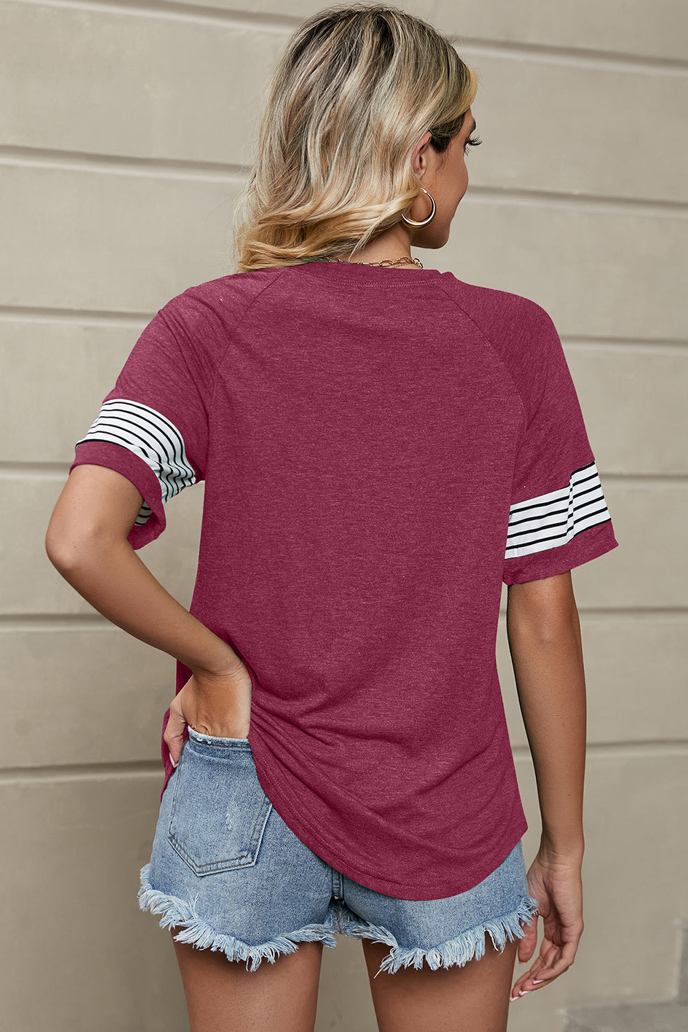 Striped Short Sleeve T-Shirt