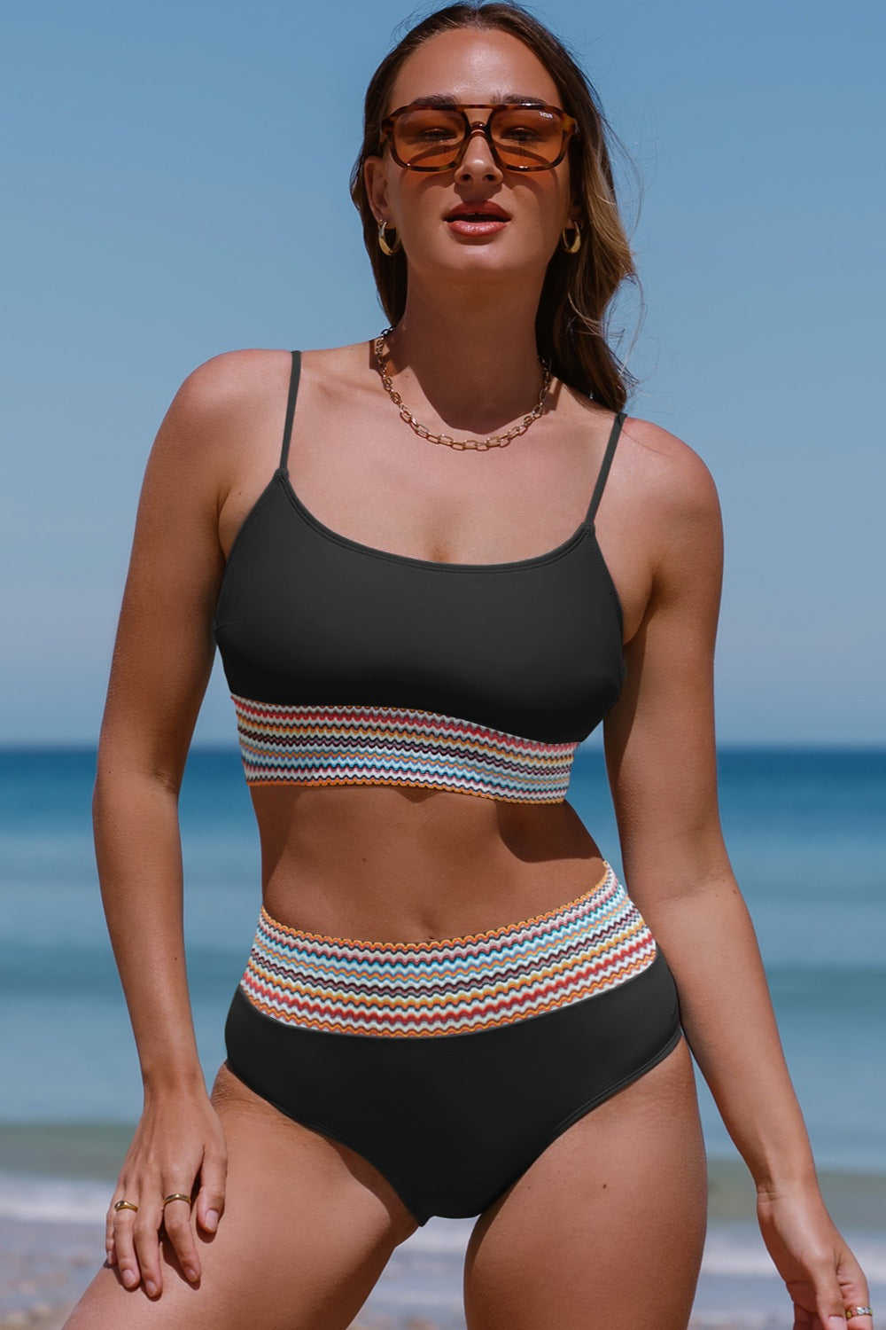 Spaghetti Strap Two-Piece Swim Set