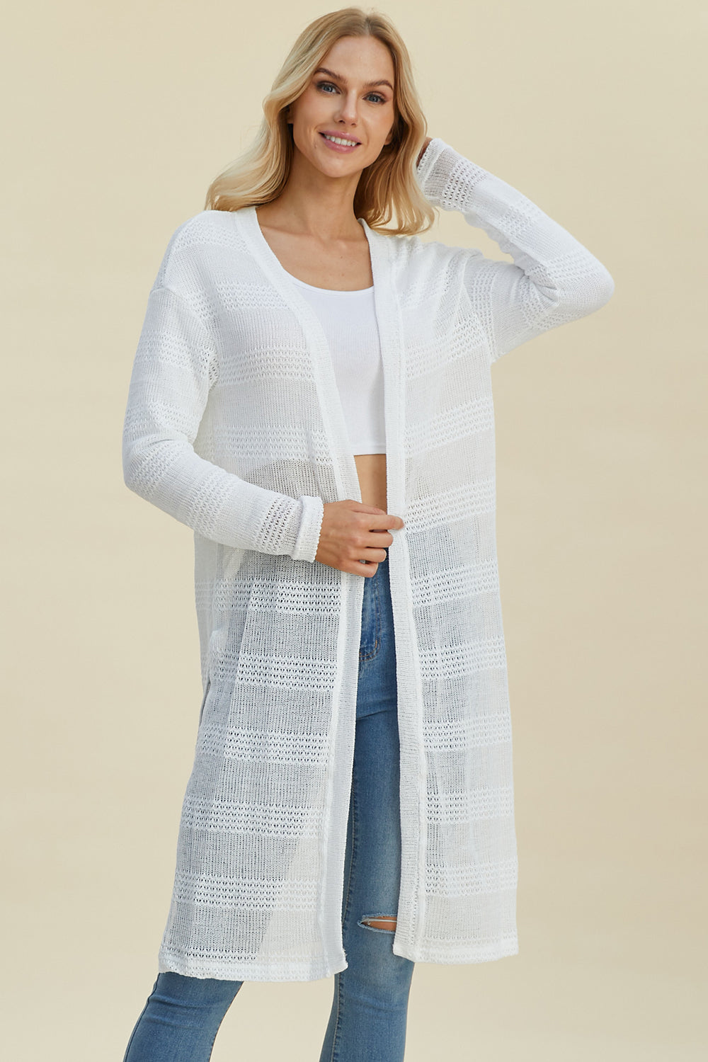 Double Take Longline Cardigan