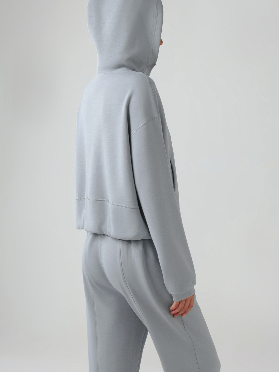 Dropped Shoulder Active Hoodie