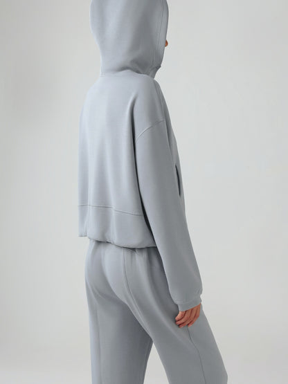 Dropped Shoulder Active Hoodie