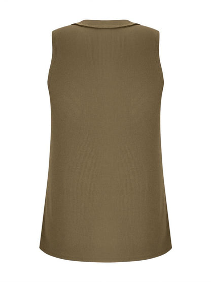 V-Neck Wide Strap Tank