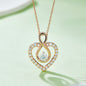 1 Carat Moissanite Heart Shape Necklace