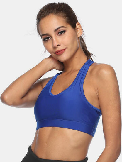 Cutout Scoop Neck Active Top