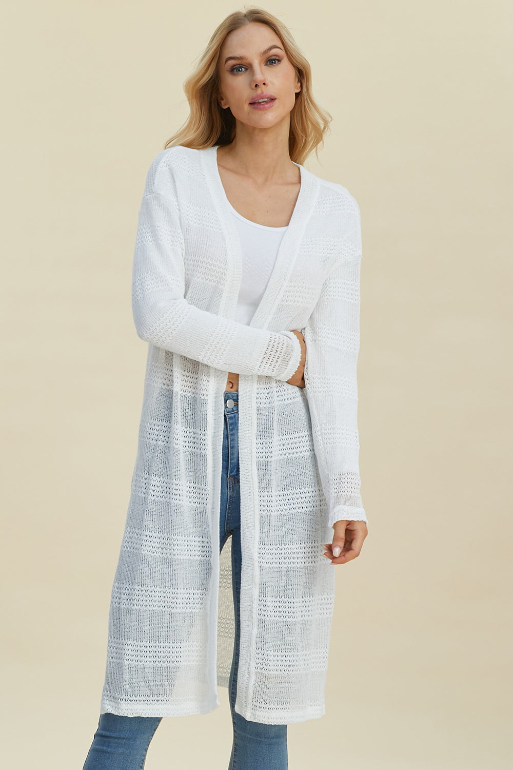 Double Take Longline Cardigan