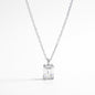 925 Sterling Silver Zircon Pendant Necklace