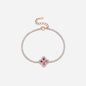 925 Sterling Silver Flower Shape Bracelet