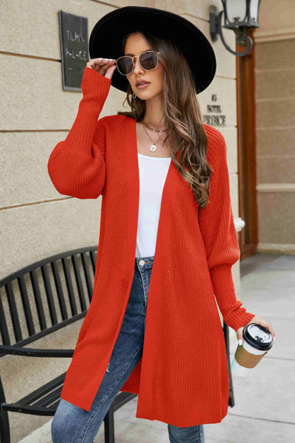 Lantern Sleeve Cardigan