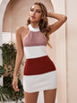 Color Block Knit Dress