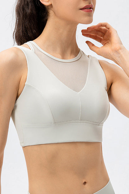 Cutout Wide Strap Active Top