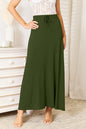 Drawstring Waist Maxi Skirt - Elegant Aura Boutique