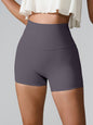 High Waist Active Shorts With Pockets