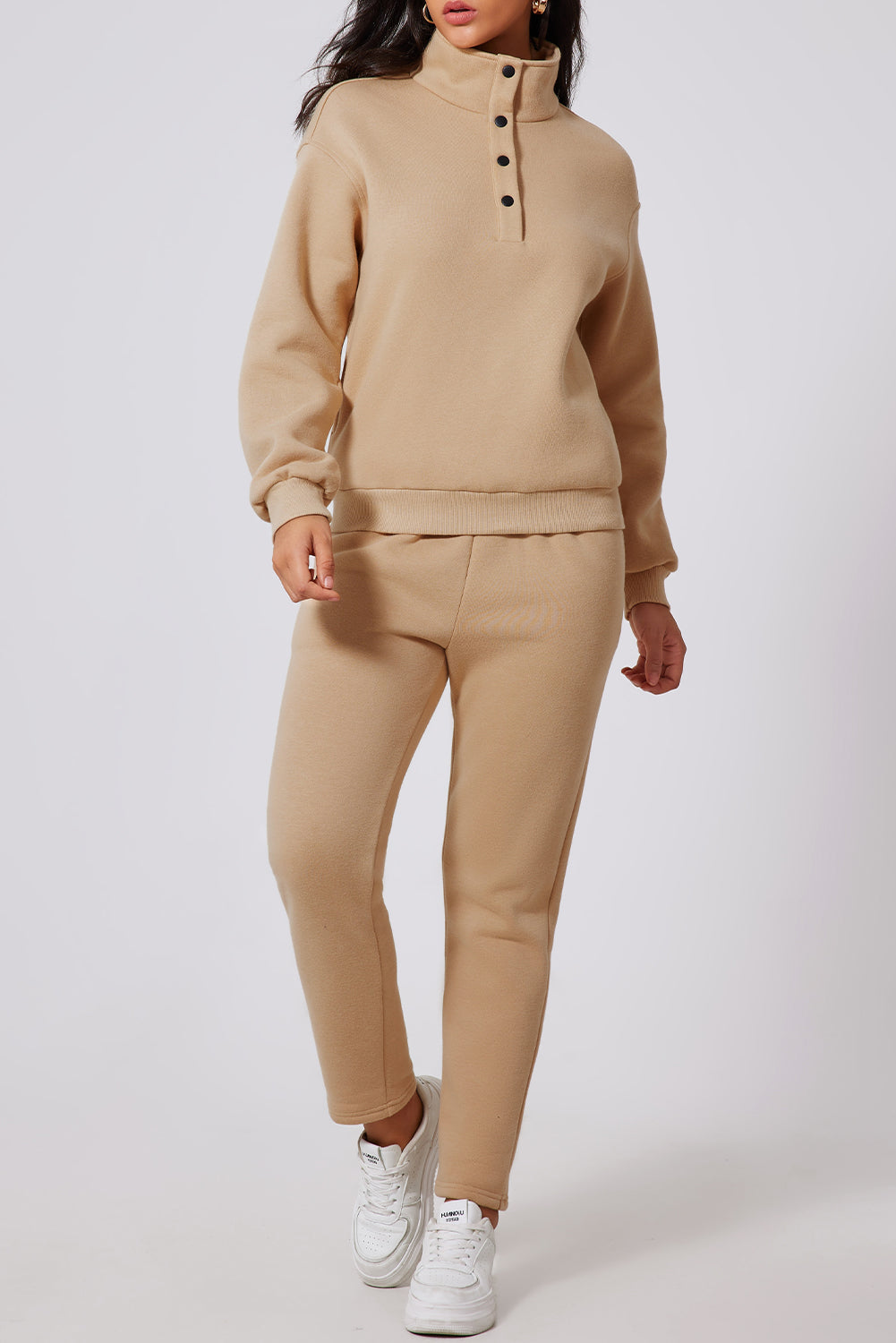 Turtleneck Top and Pants Active Set