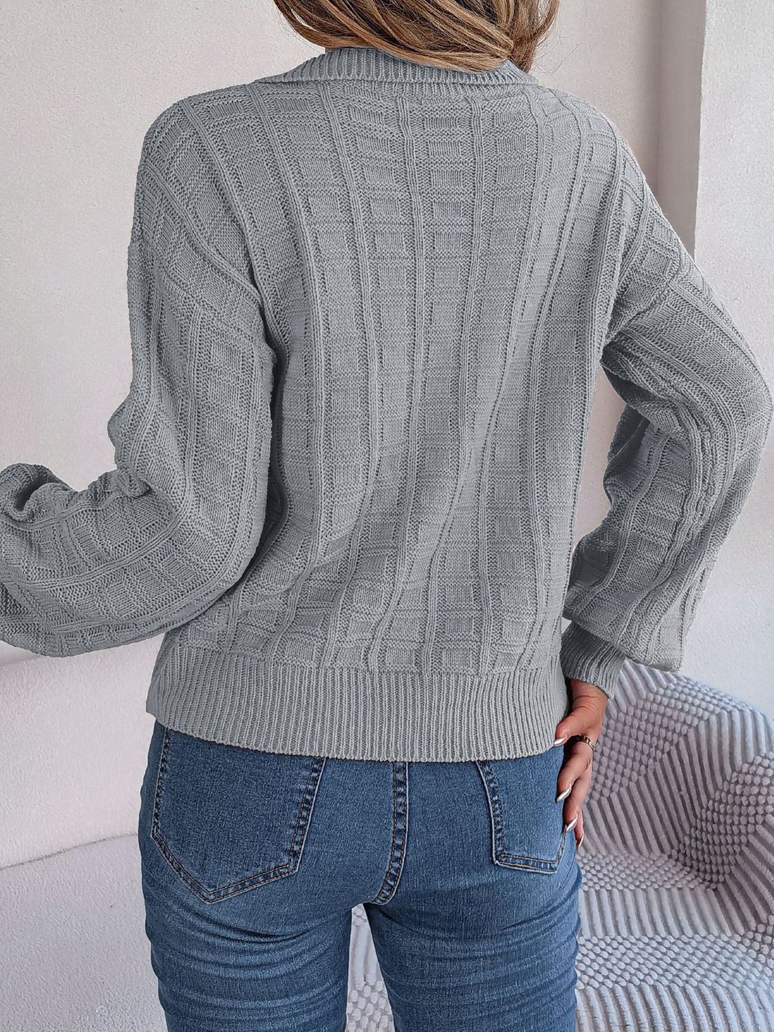 Drop Shoulder Sweater