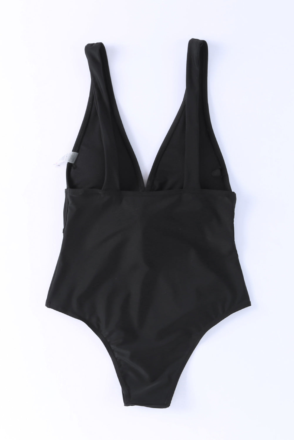 Plunge Wide Strap One-Piece Swimwear - Elegant Aura Boutique