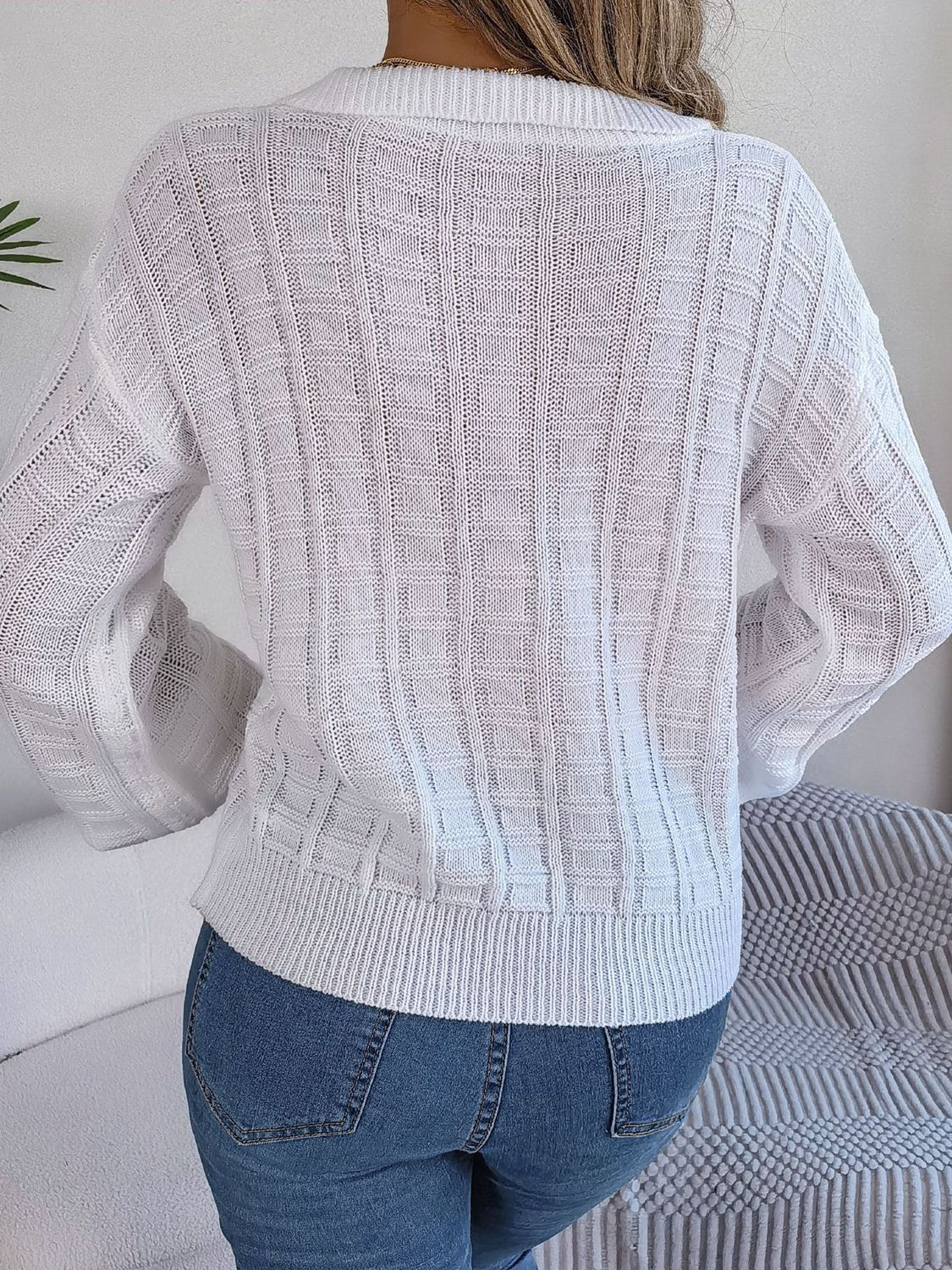 Drop Shoulder Sweater