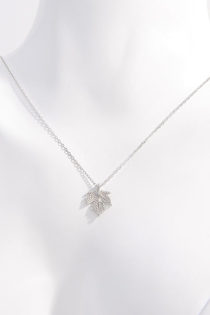 Sterling Silver Maple Leaf Necklace