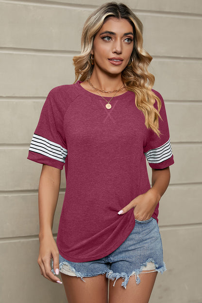 Striped Short Sleeve T-Shirt