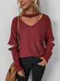 Cutout Detail Sweater