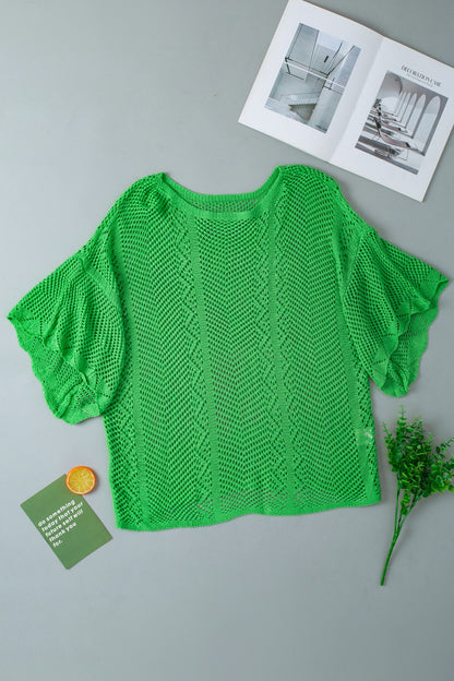 Half Sleeve Knit Top