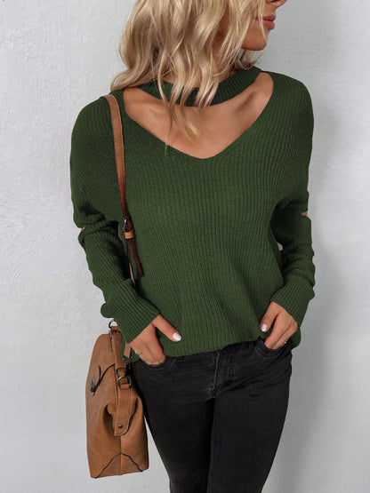 Cutout Detail Sweater