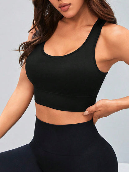 Racerback Scoop Neck Active Top