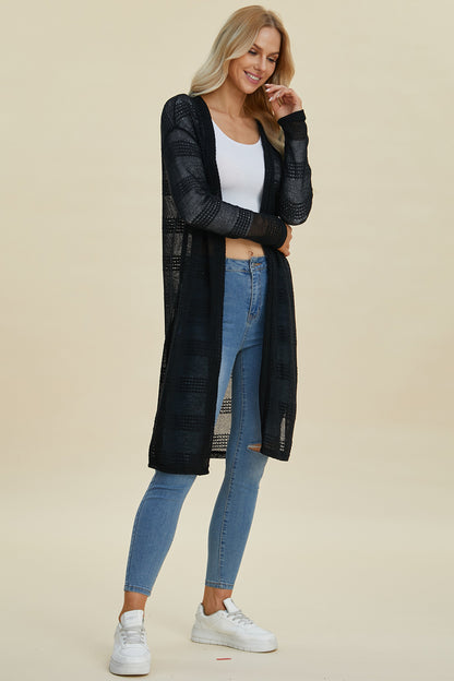 Double Take Longline Cardigan