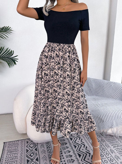 Elegant Drift Off-Shoulder Dress