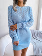 Boat Neck Sweater Dress