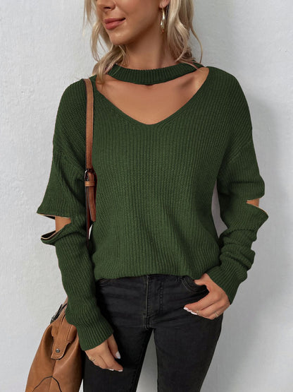 Cutout Detail Sweater