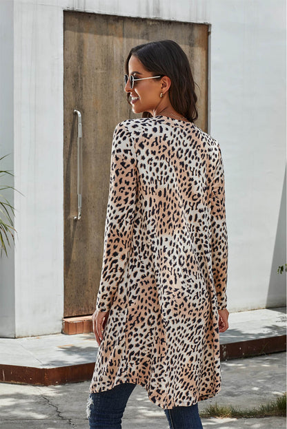 Printed Longline Cardigan